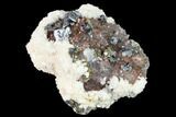 Hematite Quartz, Chalcopyrite, Galena & Pyrite Association #170247-1
